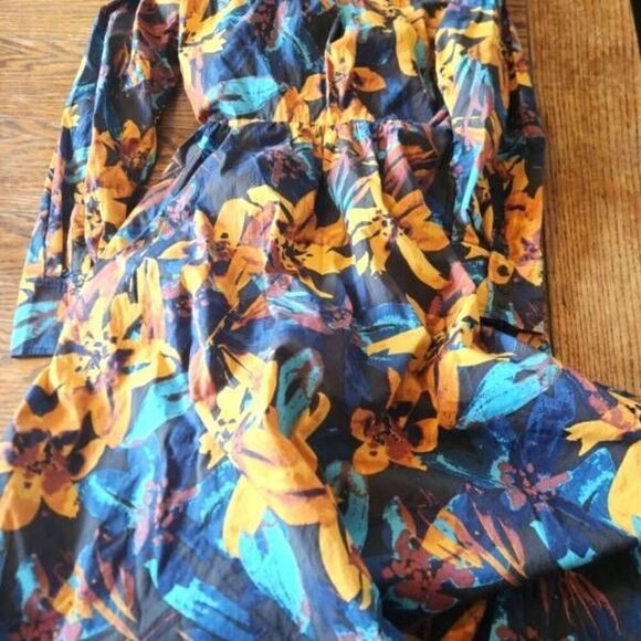 Marissa Webb Lilly Printed Midi Shirtdress sz 6 - Picture 5 of 5